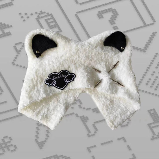 Autumn Winter Grunge Casual Warm Angel's Wings Hats Y2k Aesthetic Knitted Bears Ears Hat Kawaii Lolita Harajuku Caps Fashion SS69