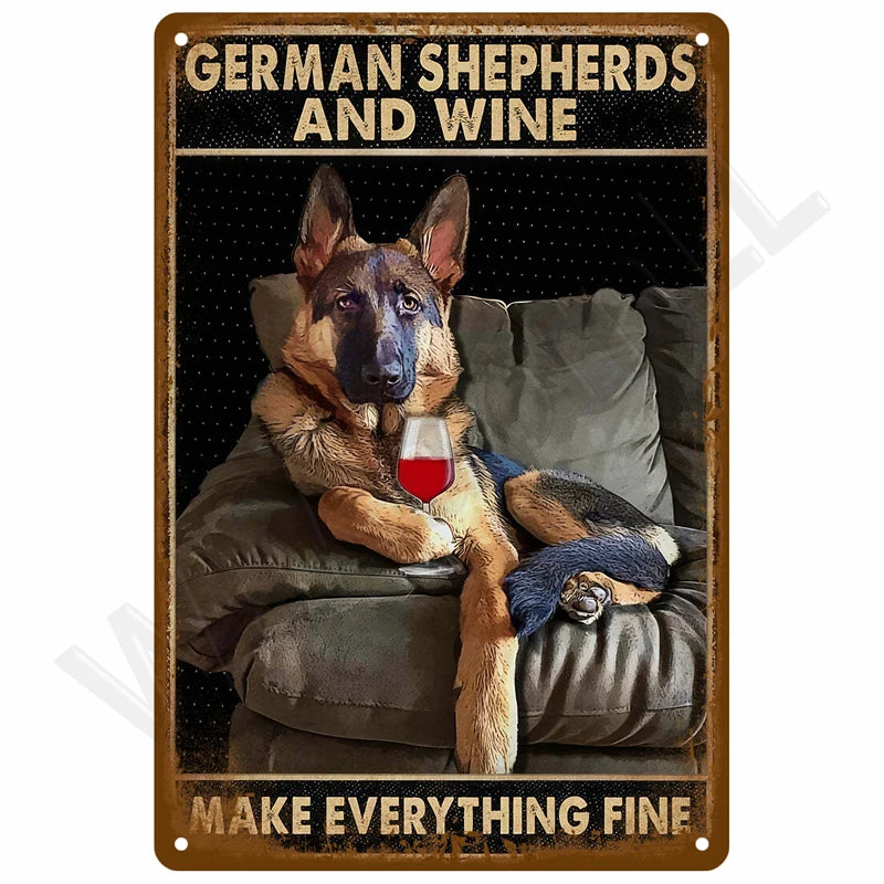 Vintage Metal Tin Sign 20x30cm Retro Wall Art for Home Bar