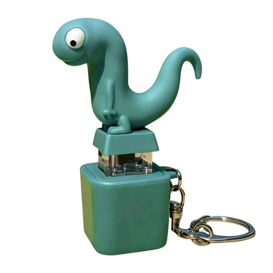 Funny Lizard Button Sound Keychain Rechargeable Lizard Keychain Fidget Keyring Toys With LED Colorful Lights for Stress Relief