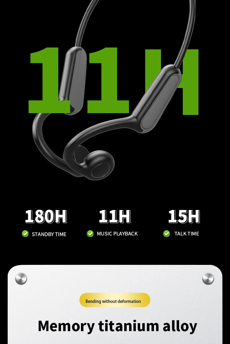 Xiaomi Mijia Bone Conduction Earphones Bluetooth 5.3 Sports Wireless Headphones Ear Hook Waterproof Headset for Running Driving SS69