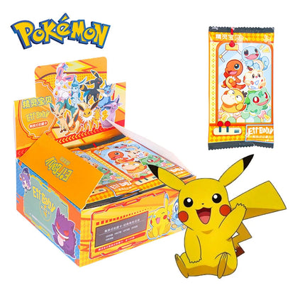 30 Bag Pokemon Anime Game Elf Card Luxury Pet Card Collection Exchange Gift Box Card Toys Children'S Hobbies Kid  Christmas Gift SS69