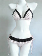 YUNZHAOLUCN Women's High Waist 4-Piece Bikini Set