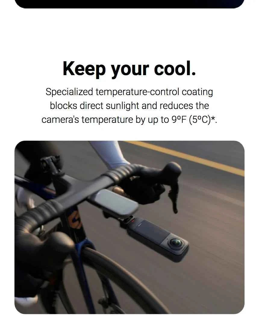 Insta360 X5 Screen Protector Standard or Cooling Tempered Glass Film For Insta 360 X5 Original Accessories