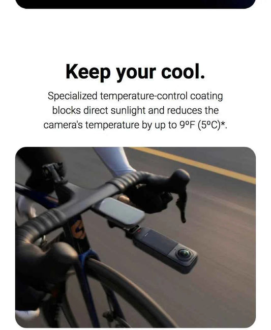 Insta360 X5 Screen Protector Standard or Cooling Tempered Glass Film For Insta 360 X5 Original Accessories