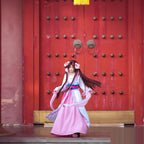 Anime The Apothecary Diaries Lady Lishu Cosplay Costume wig Hanfu Style Dress accessories for Women Halloween party suit