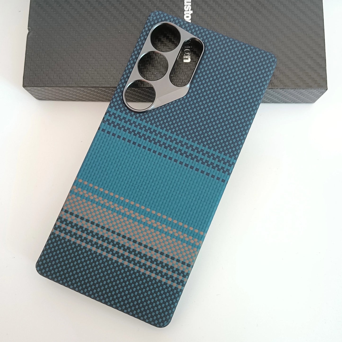 Genuine Aramid Carbon Fiber Magsafe Case For Samsung Galaxy S25 Ultra Matte Sunset Moonrise Bulletproof Magnetic Hard Thin Cover SS69