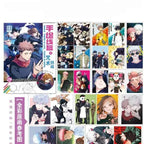 24pcs Jujutsu Kaisen Characters Colorful Cartoon Art Book for Drawing and Improving Your Skills