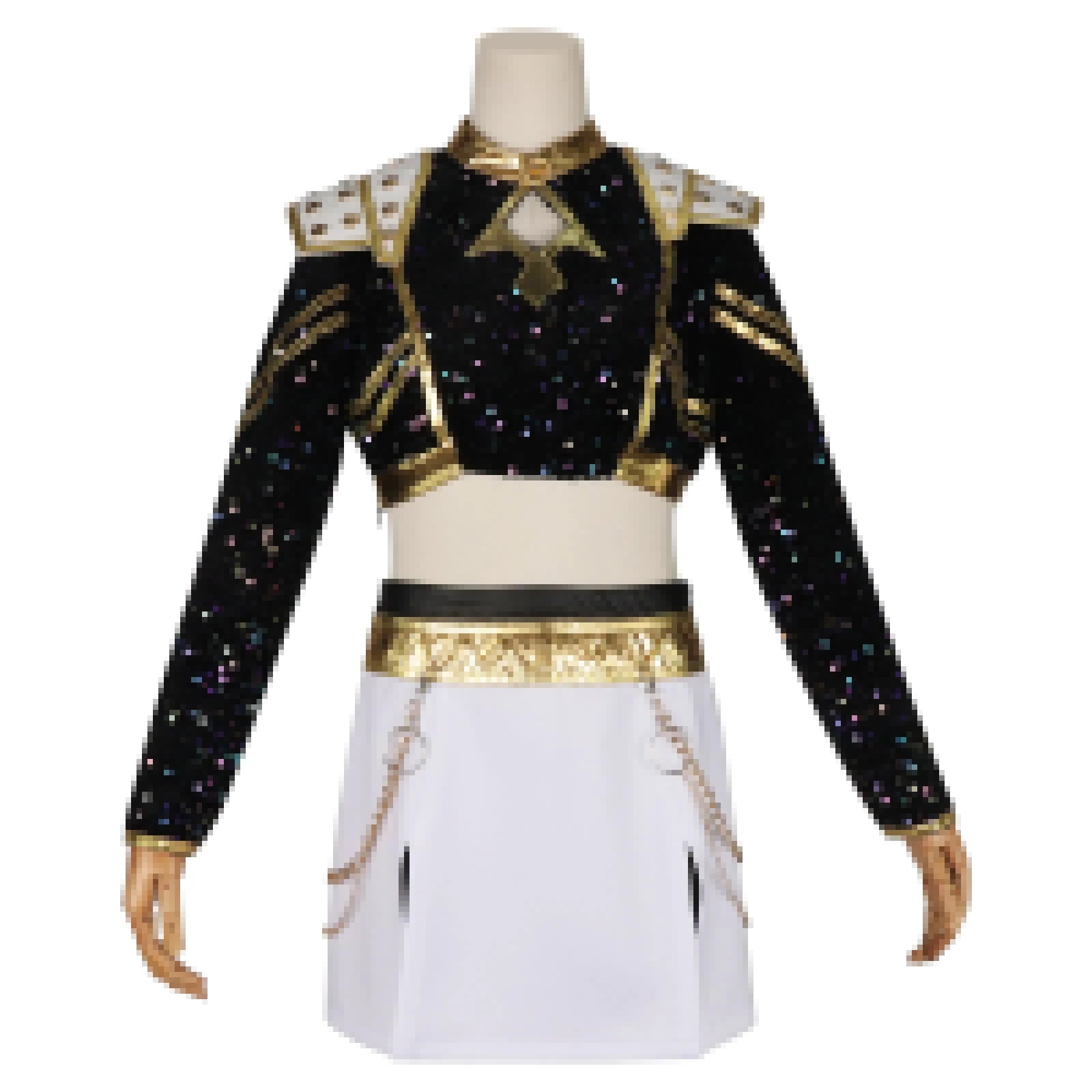 Anime Girl Group Cosplay Costume - Polyester Top and Pants Set
