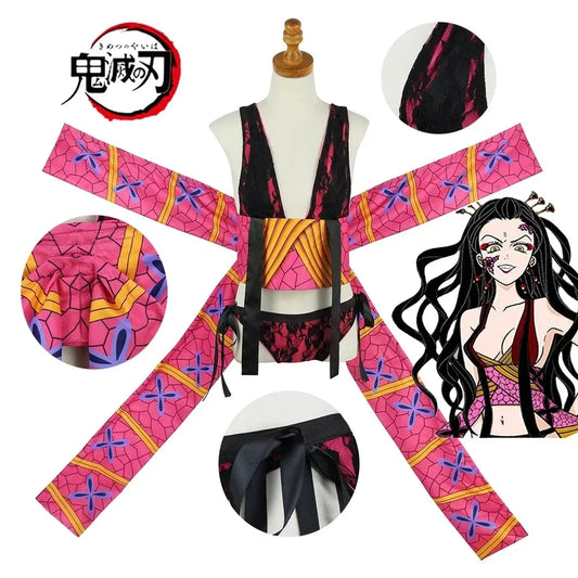 SS69 Daki Cosplay Costume Demon Slayer Anime Outfit for Women