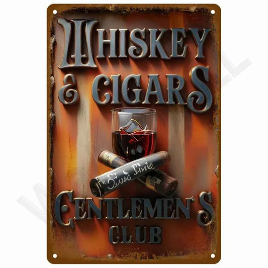 Vintage Tin Sign Home Decor Items Wall Decor Art Wall Mural Room Decoration Items Decor Men Retro Metal Sign Plate Bar Posters
