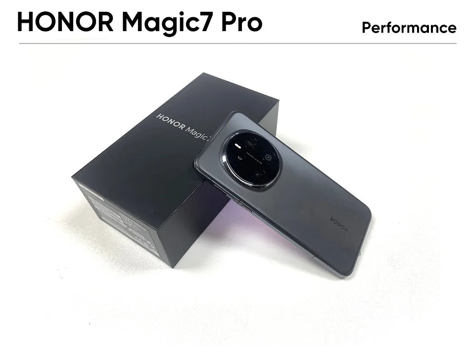 HONOR Magic7 Pro Global Version 5G AI Smartphone Snapdragon 8 Elite 6.8''120Hz OLED Screen 200MP Cameras 100W Charge Magic 7 Pro SS69