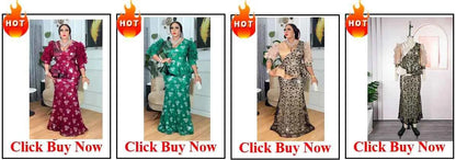 Elegant African Dresses for Women 2025 New Africa Clothing Plus Size Turkey Wedding Party Long Dress Dashiki Ankara Outfits Robe