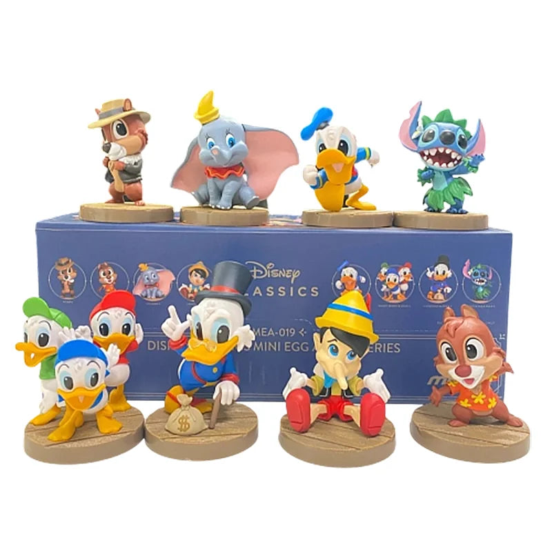 Disney Classic Series Surprise Blind Box Collectible Figurine Donald Duck Stitch Cute Cartoon Model Figure Toy Boy Birthday Gift SS69