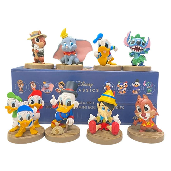 Disney Classic Series Surprise Blind Box Collectible Figurine Donald Duck Stitch Cute Cartoon Model Figure Toy Boy Birthday Gift SS69