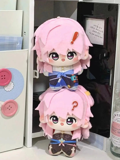 Honkai: Star Rail March 7th Cosplay Anime Cartoon Cute Cotton Print  Dress up Backpack Pendant Xmas Gift 10CM SS69