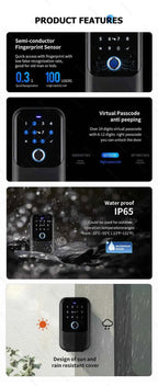 TTlock Smartkey Lock Box Home Key Wireless Smartlock Box Electronic Key Box App Digital Code Bluetooth Key Safe Padlock for Host