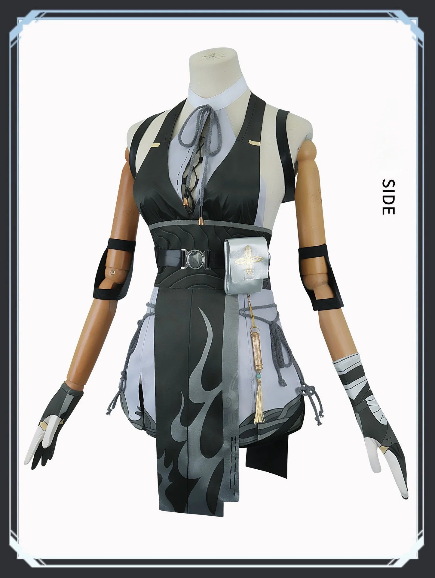 Wuthering Waves Rover Cosplay Costume Wig Female Uniform Earrings Bag Main Character Resonator Halloween Party for Women SS69