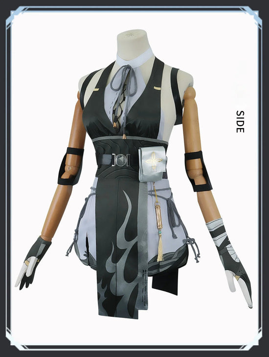 Wuthering Waves Rover Cosplay Costume Wig Female Uniform Earrings Bag Main Character Resonator Halloween Party for Women SS69