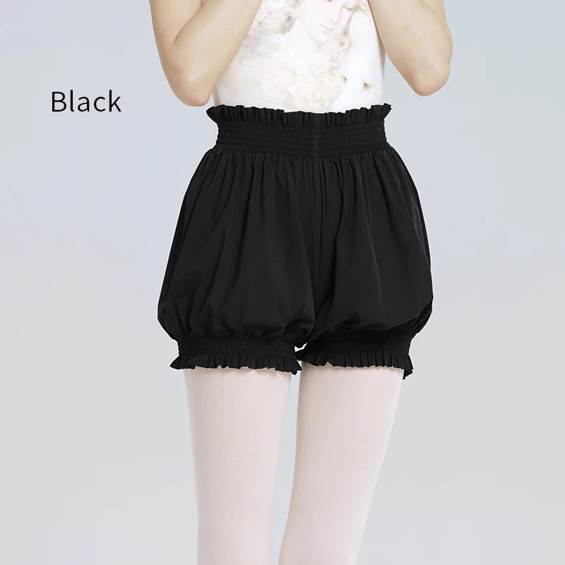Daydance Women's High Waist Ballet Dance Shorts - Nylon Bloomers