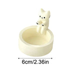 Kitten Candle Holder Cute Cat Candlestick Creative Aromatherapy Candle Holder Durable High Tempe Cartoon Candlestick Decoration SS69
