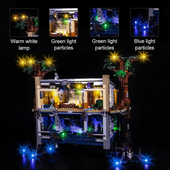 Lighting Led Set For LEGO 75810 Stranger Things The Upside Down Movie Not Include Building Blocks(Only Led Light Kit) SS69