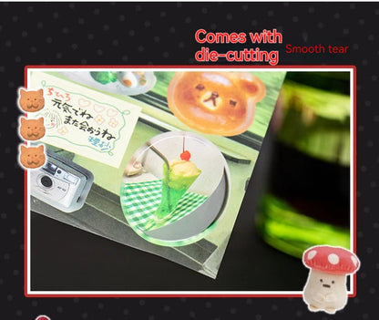 45pcs Japanese Retro Early Style Manga Cut Film Sticker Book Kawaii Girl Scrapbook Journal DIY Deco Cute Showa Phone Case Decals SS69