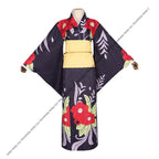 Anime Tamayo Cosplay Costume Kimetsu No Yaiba Wig Kimono Shoes