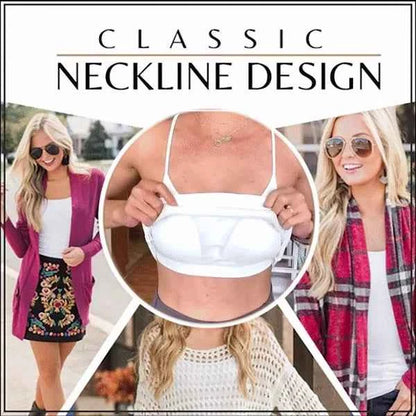 Cami Bra – Women's Camisole With Built In Padded Bra Vest Dropshipping As Seen on Tiktok Pink Top For Women Pajamas Home Wear