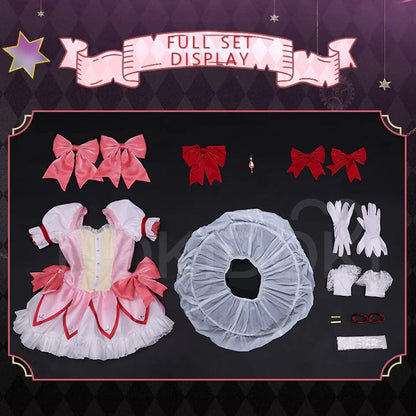 IN STOCK Madoka Cosplay Anime【S-XXL】DokiDoki-SR Kanamee Madoka Cosplay Costume Plus Size SS69