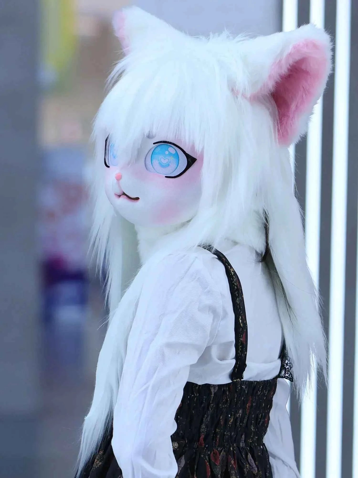 Fursuit Cosplay Headset Furry Costume Paw Head Base Comiket Furry Kig Kigurumi Animal Cat Rabbit Doll Beast Mask Cosplay Costume