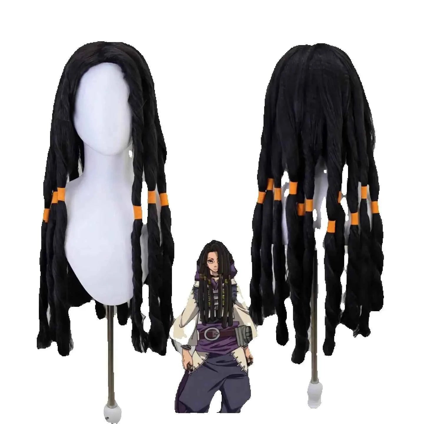 New Anime Gachiakuta Zodyl Cosplay Wig Jabber Typhon Wig Waste Abyss Battle Style Heat Resistant Hair Halloween Christmas Gift