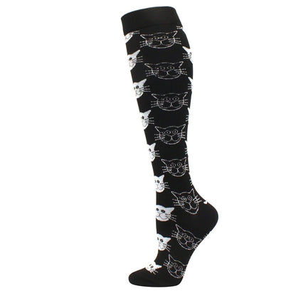 Compression Socks Varicose Veins Blood Circulation Pregnancy 20-30mmhg Nurse Socks Men Women Marathon Golf Cycling Sports Socks