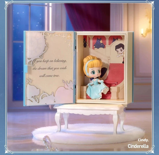 Genuine 100% Disney Princess Talry Tales Series Blind Box Action Figures Toy Collection Desktop Decoration Mystery Box Gift SS69