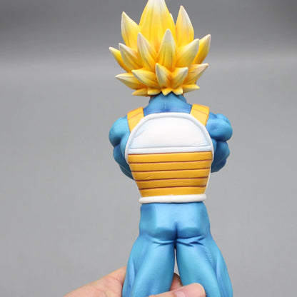 32cm Dragon Ball Z Son Goku Vegeta Anime Action Figures Super Saiyan Pvc Collection Model Doll Statue 2pcs/set Toy For Kids Gift SS69