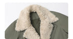 CHIC VEN Women's Cotton Motorcycle Jacket - Loose Casual Autumn Winter