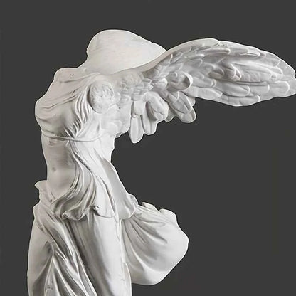 Greek Goddess Of Victory Character Statue Angel Wing Art Figurine Decoration Home Office Decor Resin Sculpture Ornament