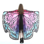 Adult Butterfly Wings Cape for Women Cosplay Costume