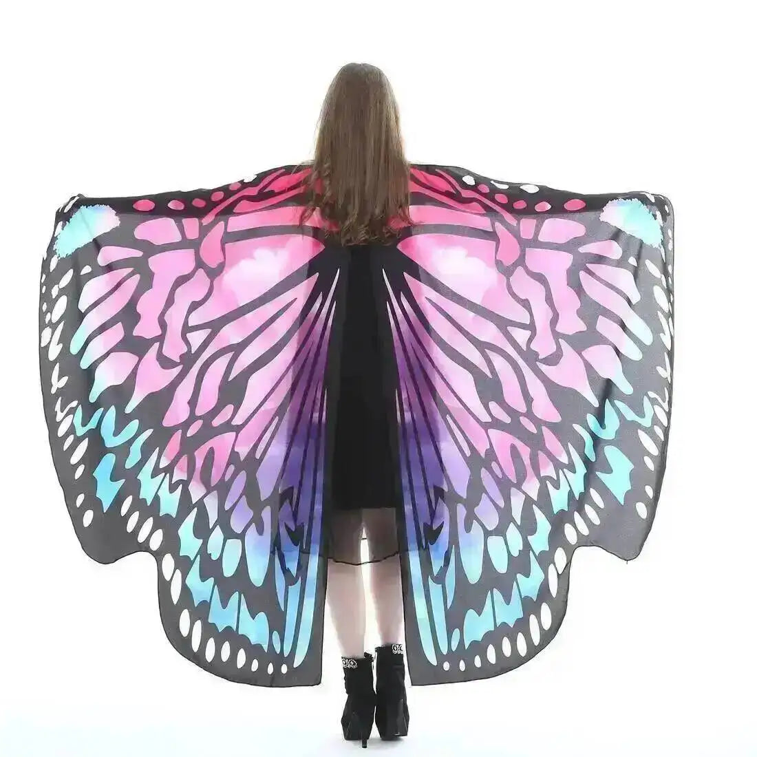 Adult Butterfly Wings Cape for Women Cosplay Costume