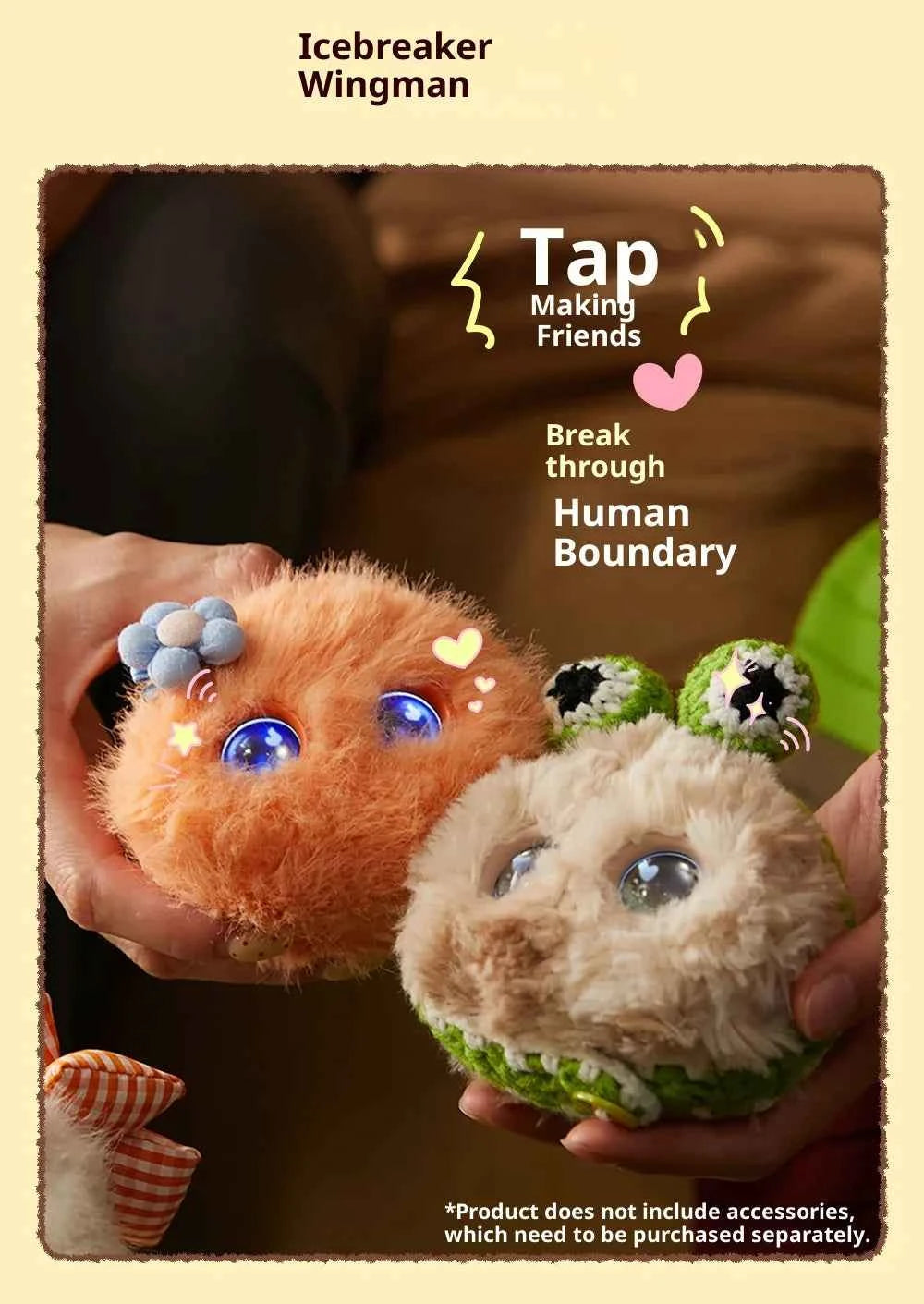 Fuzozo AI Robot Emotional Companion Biomimetic Memory System Interaction Smart Robot AI Chat Robots Toys Cartoon Birthday Gifts