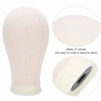 21inch 23inch Wig Head Mannequin Head with Wig Stand, Manikin Canvas Head for Wigs Making Display with Pins