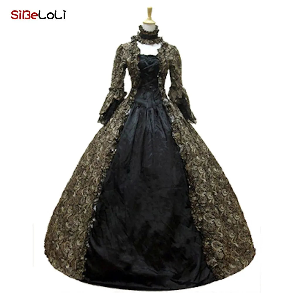 New Victorian Masquerade Ball Gown for Women, 18th Century, Marie Antoinette Costume, Historical Theater Clothing, Party Dress