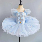 Dance Wear Summer Children Clothing Princess Performance Fairy Tutu Kids Clothes Ballet Leotards for Girls Dress Stage Costumes