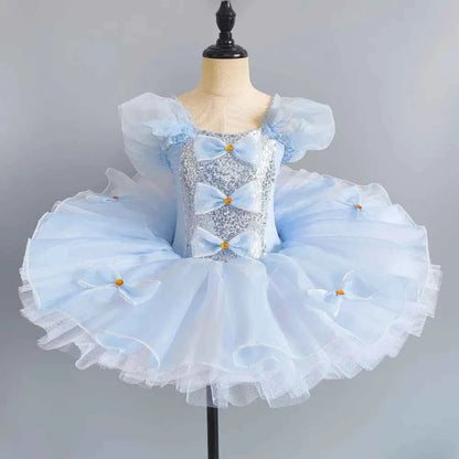Dance Wear Summer Children Clothing Princess Performance Fairy Tutu Kids Clothes Ballet Leotards for Girls Dress Stage Costumes