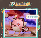 Genuine Mihoyo Genshin Impact Cosplay Diy Accessories Cacucu Pink Plush Sound Pendant Ifa Keychain Mini Storage Bag Toys Gifts