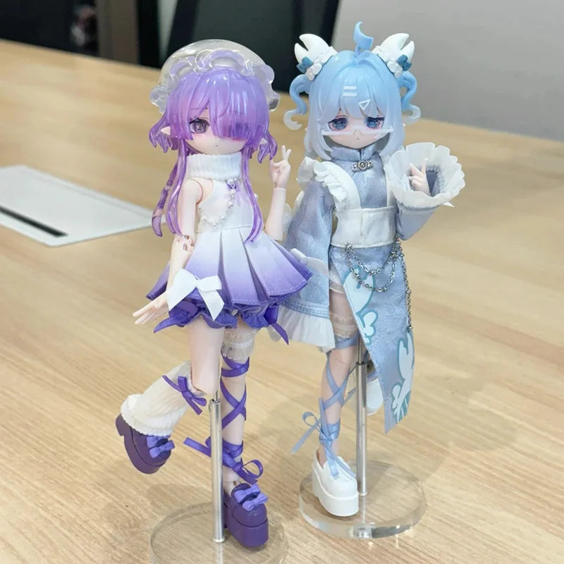 Original Come4free Ocean Gem Series Mystery Box Joint Movable Doll Dress Up Doll Trendy Play Blind Box Ornament Collectible