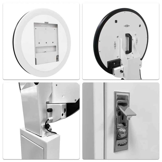 Photo Booth Machines Wedding For iPad 10.5'' 11'' 12.9'' 13'' 12.3'' ipad Photobooth with 2 Panels 9.7 Selfie Photo Booth