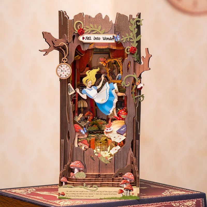 Rolife Fall into Wonder DIY Book Nook Kit with LED Lights