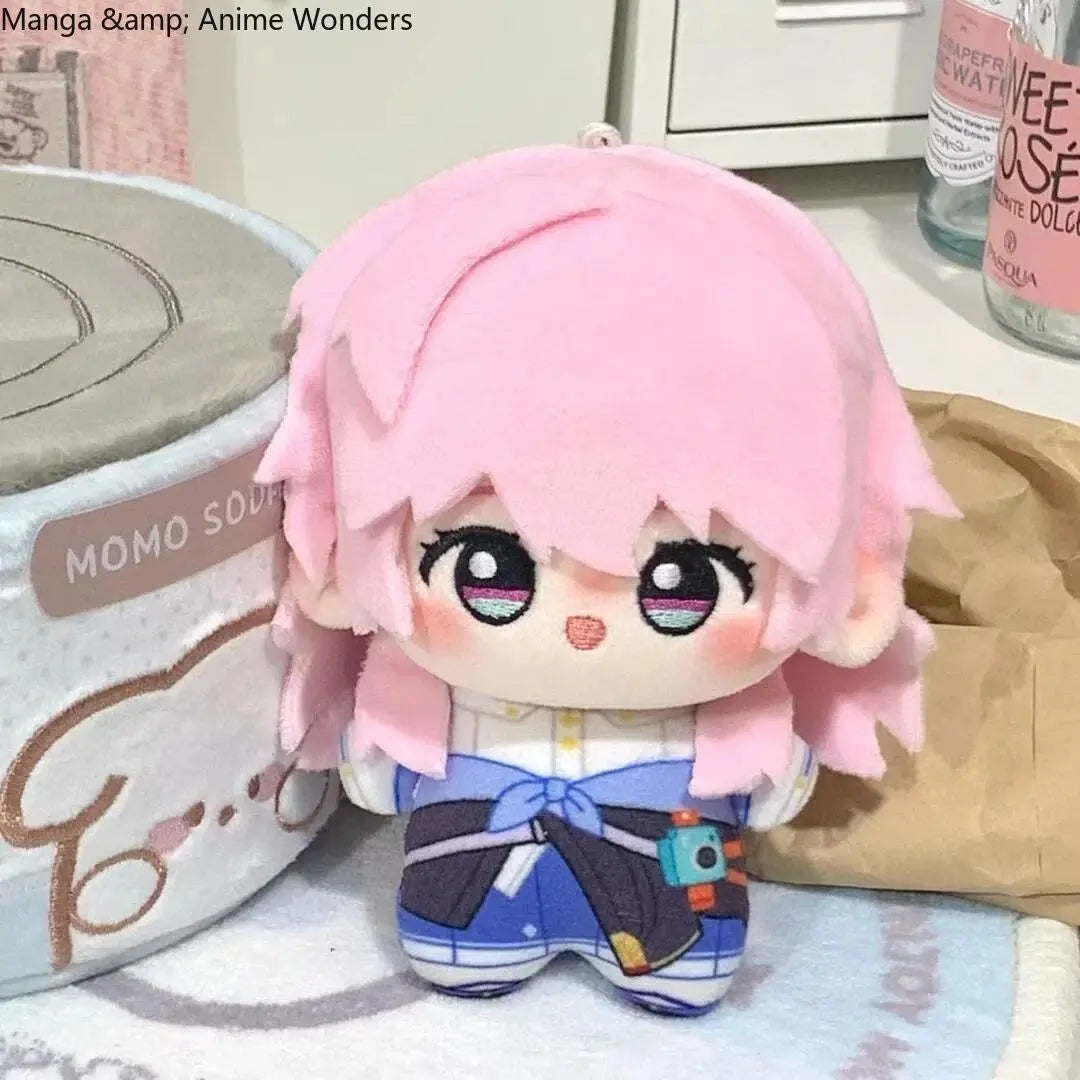 Honkai: Star Rail March 7th Cosplay Anime Cartoon Cute Cotton Print  Dress up Backpack Pendant Xmas Gift 10CM SS69 23.69 March 7th / 10cm