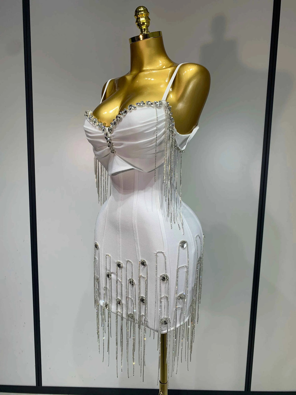 Women Sexy Backless Spaghetti Strap Bodycon Sleeveless Bandage Dress 2025 Elegant Prom Gown Club Evening Party Birthday Dresses