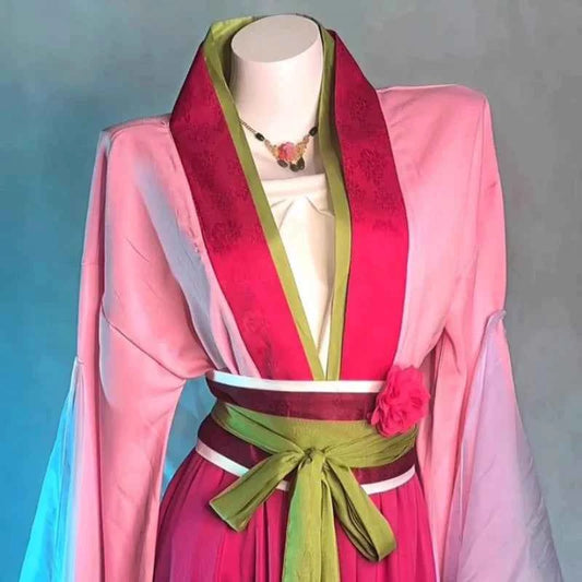 New The Apothecary Diaries Maomao Red Dress Cosplay Costume Girl Elegant Gown Chinese Hanfu Anime Manga Pharmacist